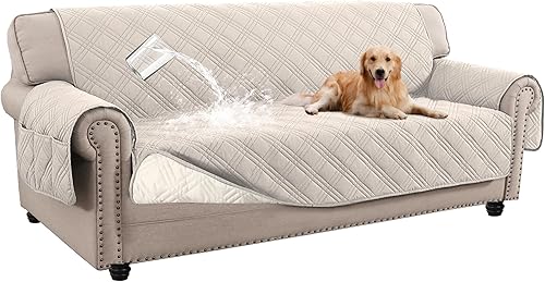 Turquoize Funda impermeable para sofá de 3 cojines, apta para mascotas, antideslizante, protector de muebles lavable para mascotas, niños, perros disponible en Yaxa Colombia