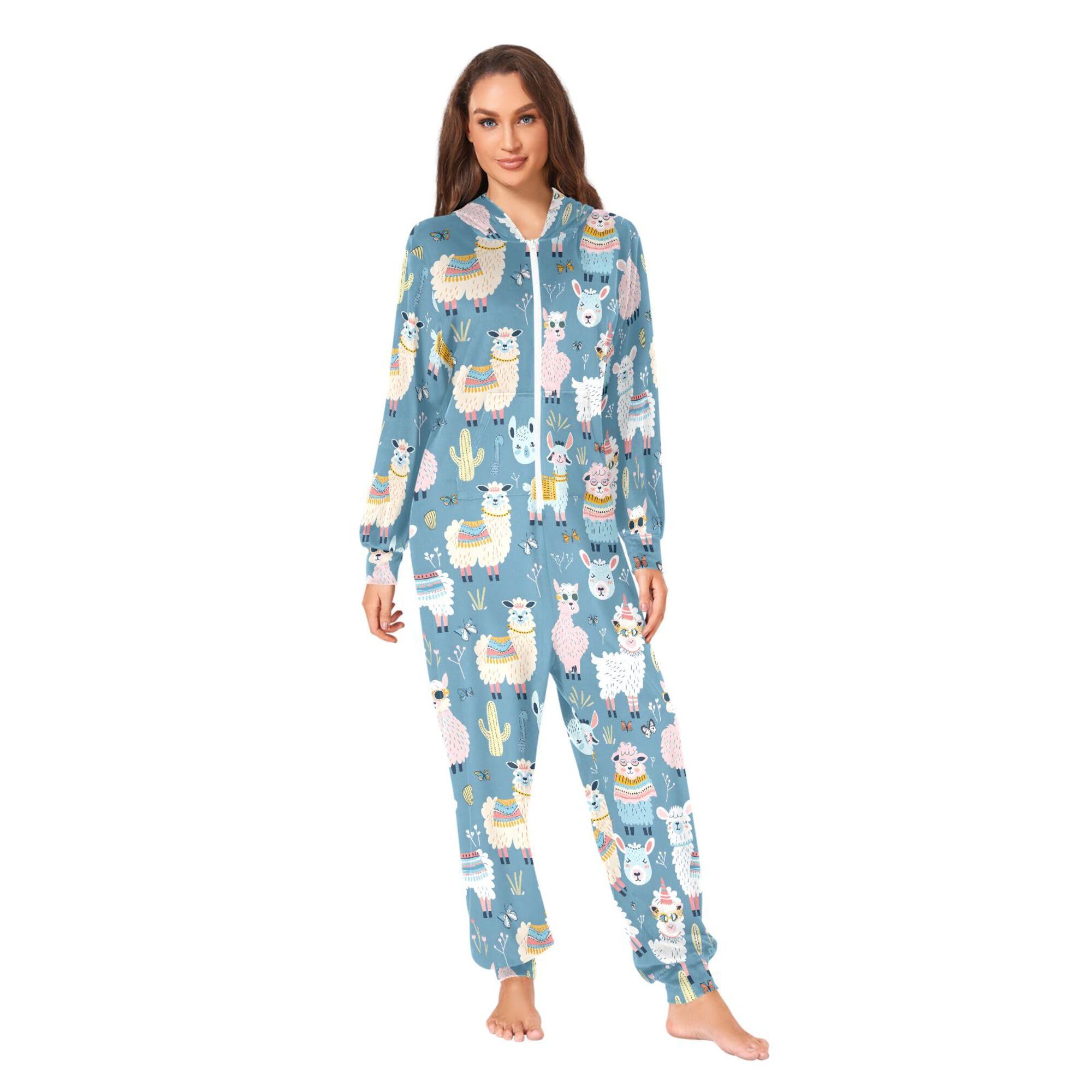 Pigiama con cappuccio per donne uomini coppie adulti, viola neon e pipistrelli stelle e lune pigiama tuta intera con zip up tuta abbinata pigiama basso peluche pigiameria da notte indumenti da notte