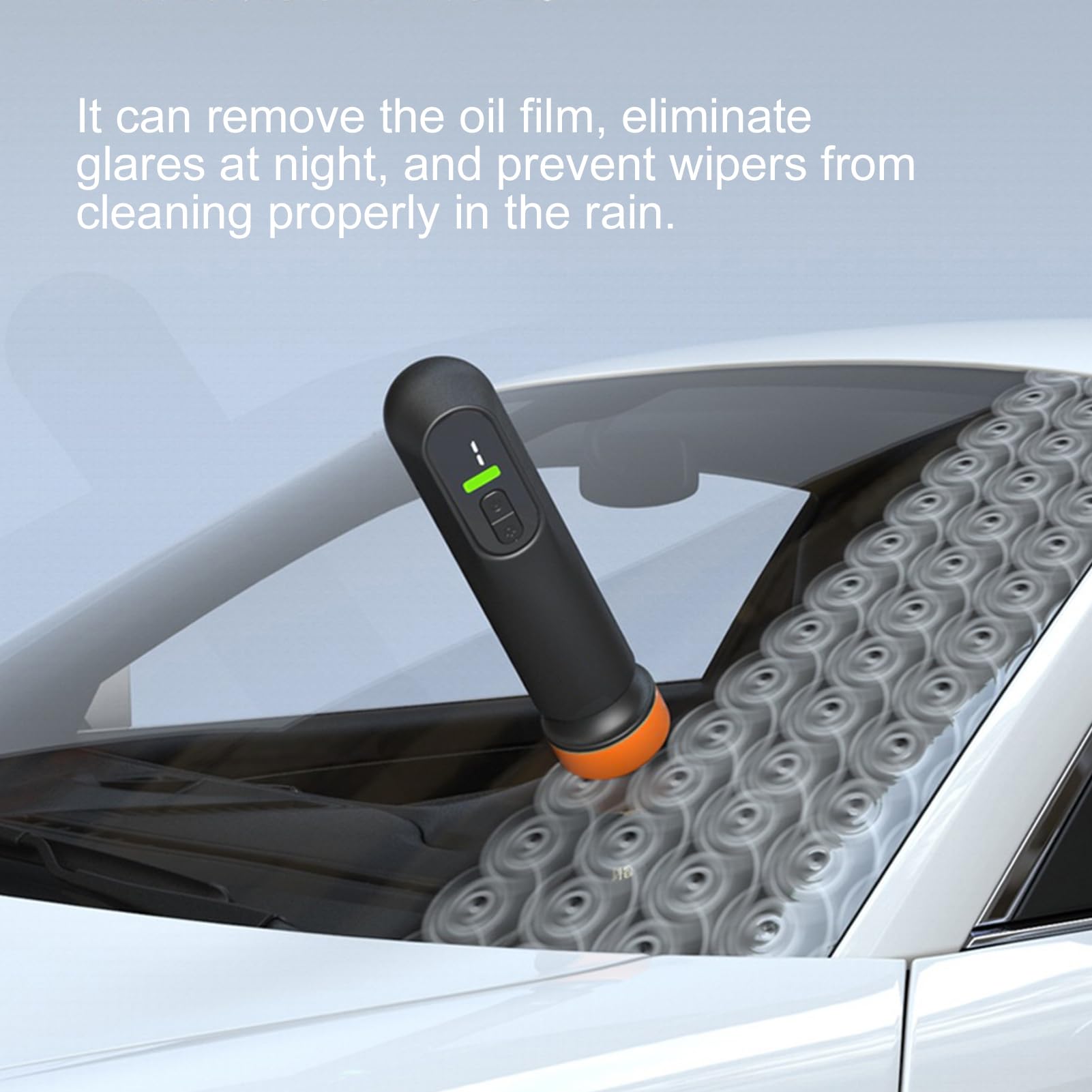 Irfora Lucidatrice Portatile per Auto, 13.000 Giri/min, Doppia Funzione, per Riparazione Graffi e Rimozione Pellicola Parabrezza, con Batteria Ricaricabile (Lucidatrice cordless a velocità variabile