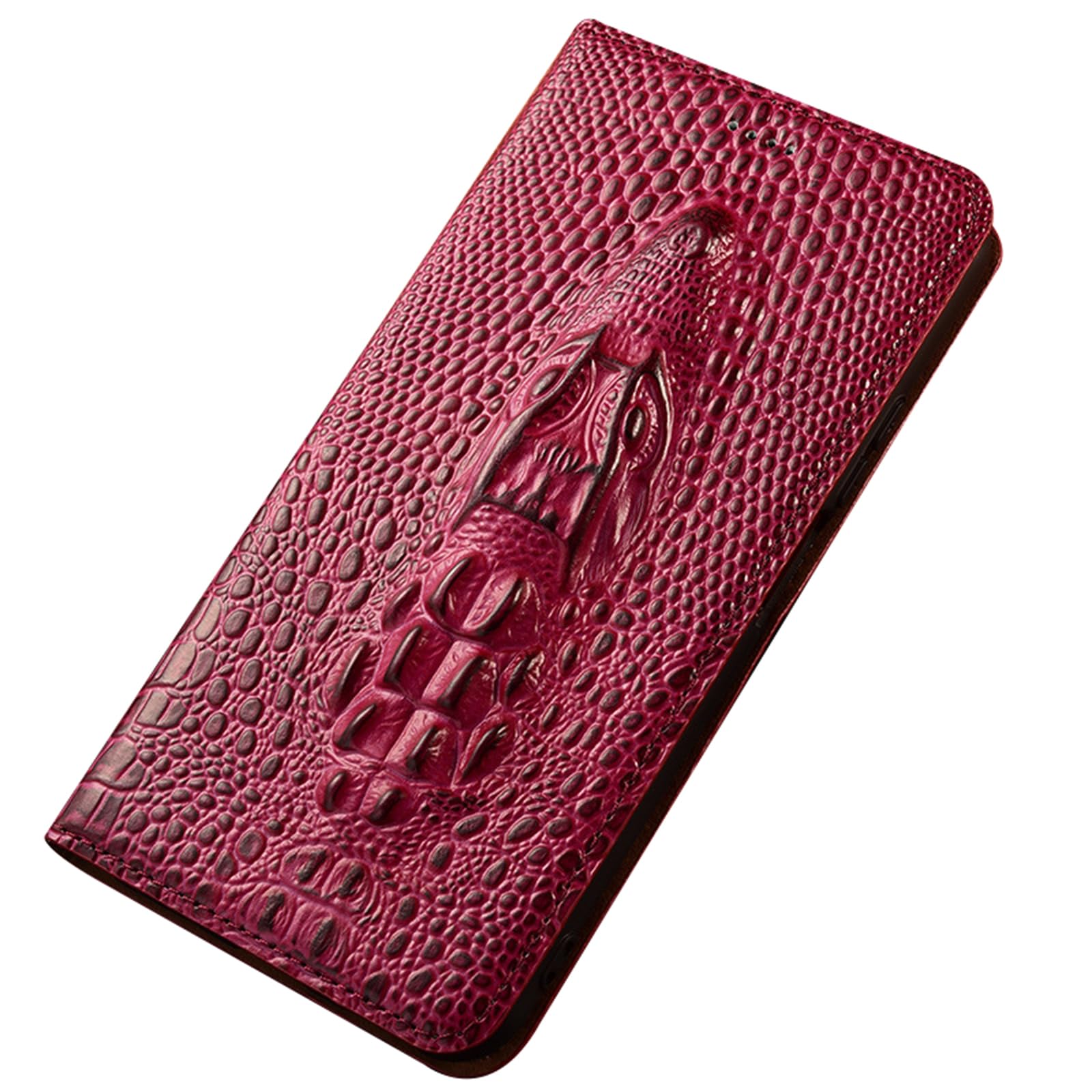 Étui Huawei Pura 90 Pro Max portefeuille cuir violet crocodile protection luxe