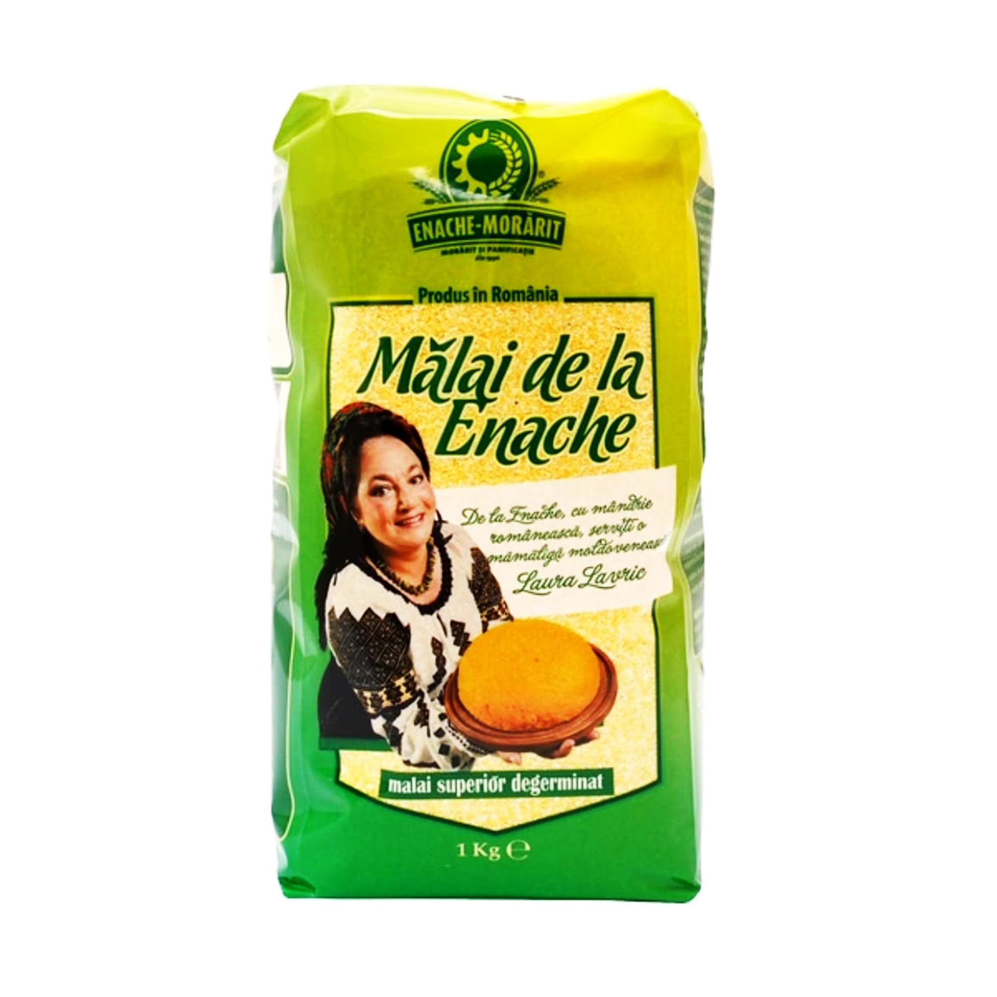 Enache Cornflour Malai Superior Verde, 1Kg Corn Flour Meal for Cooking, Romanian Origin (Enache Malai Superior Verde 1Kg, 1 Pack)