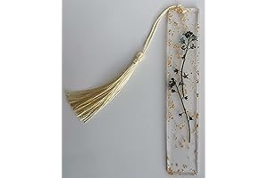 Mesmerizing Floral Resin Bookmark: A Symphony of Beauty and Nature's Grace