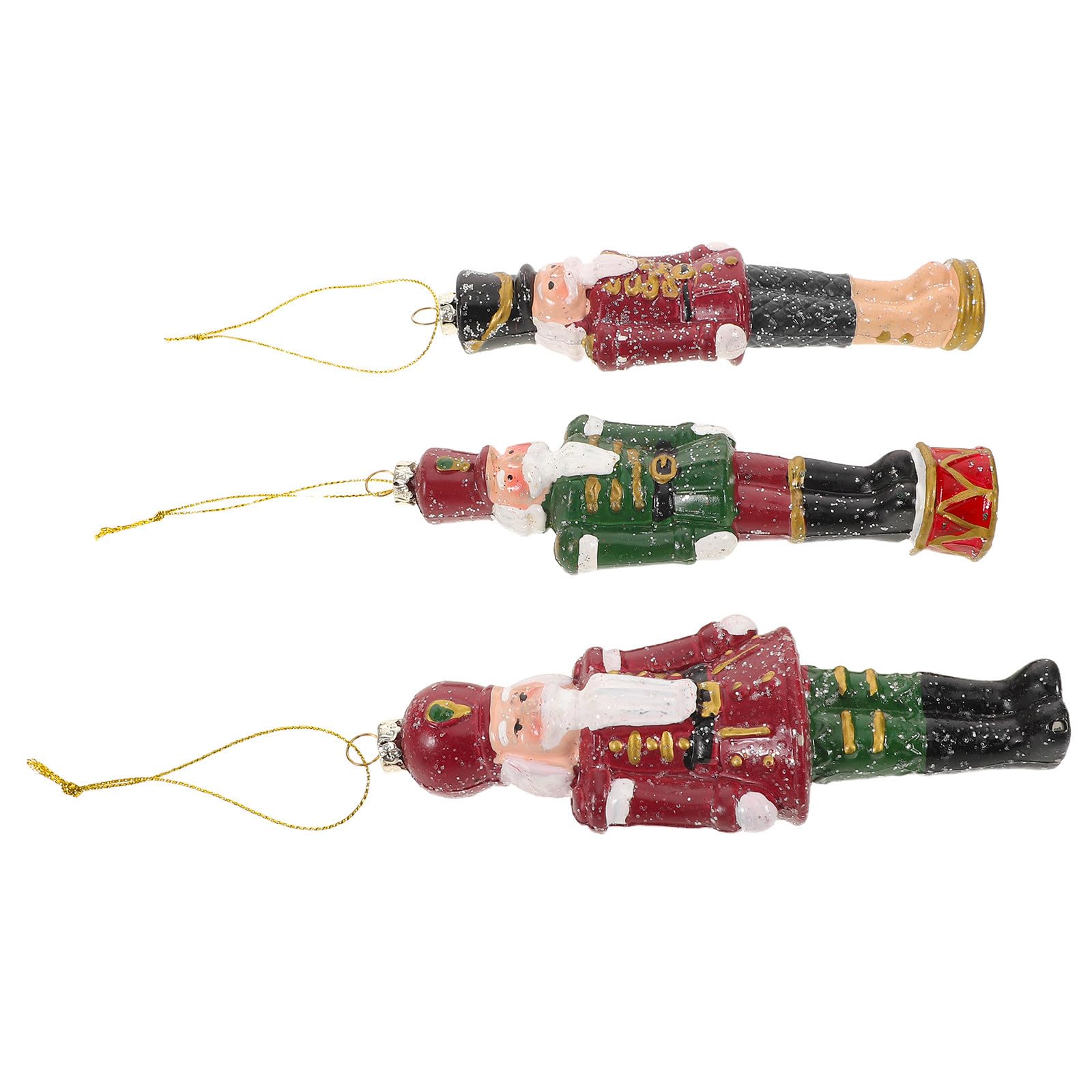 FRCOLOR 15 Piezas Cascanueces Colgante de Plástico para Árbol de Navidad,