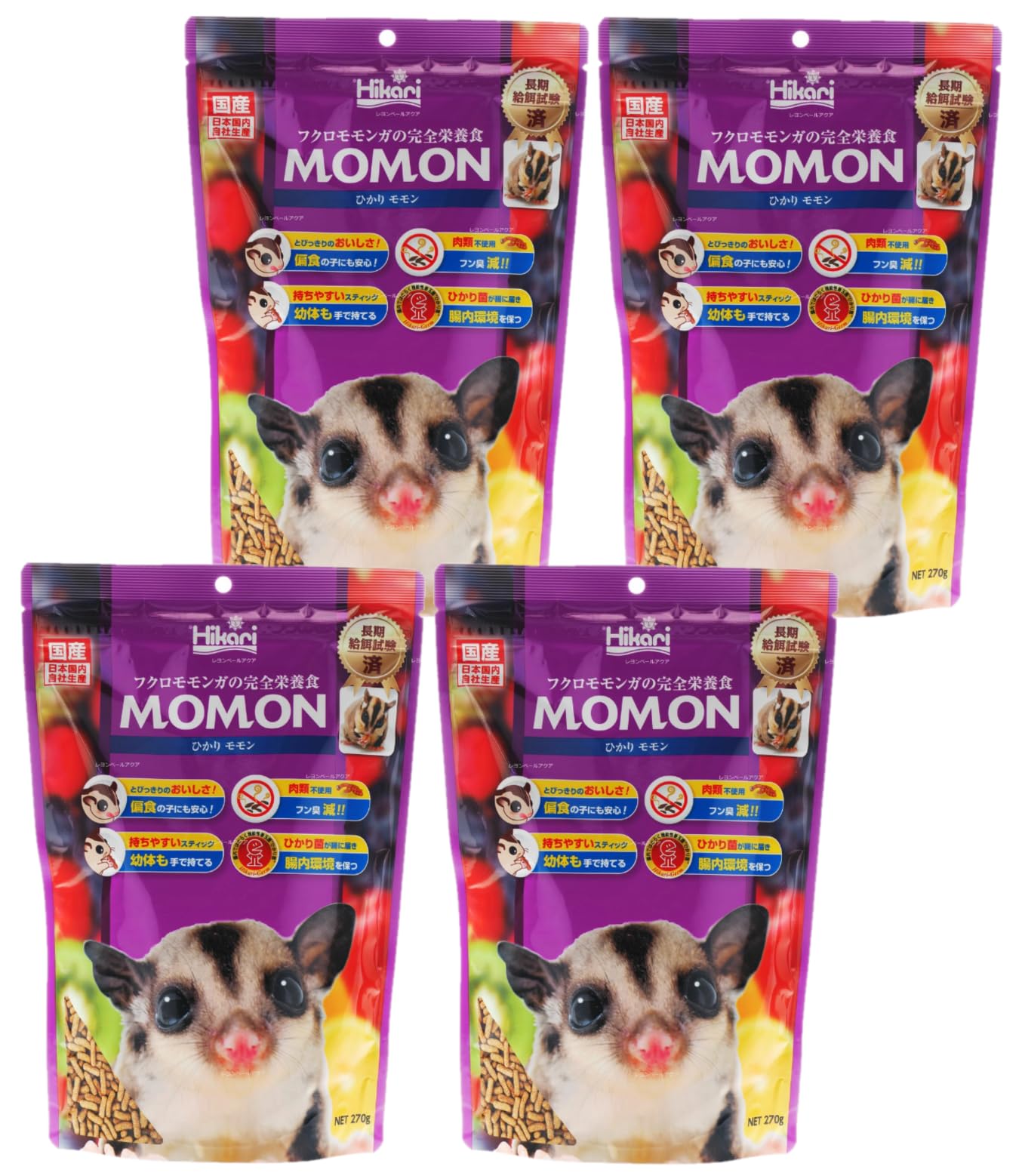 Amazon | ひかりモモン 270g ペレット モモンガ 主食 完全栄養食
