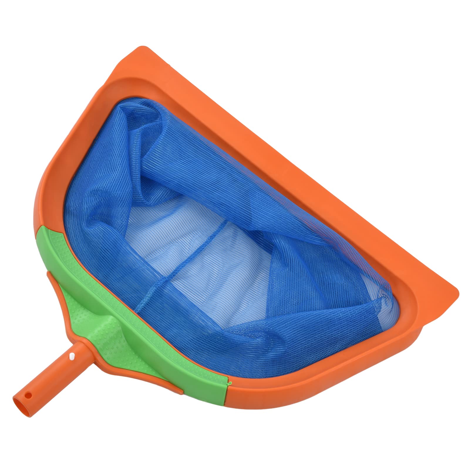 Pool Skimmer Netto - Red de pesca de agua profunda para limpieza de piscinas, color naranja, 19,3 x 16,7 pulgadas