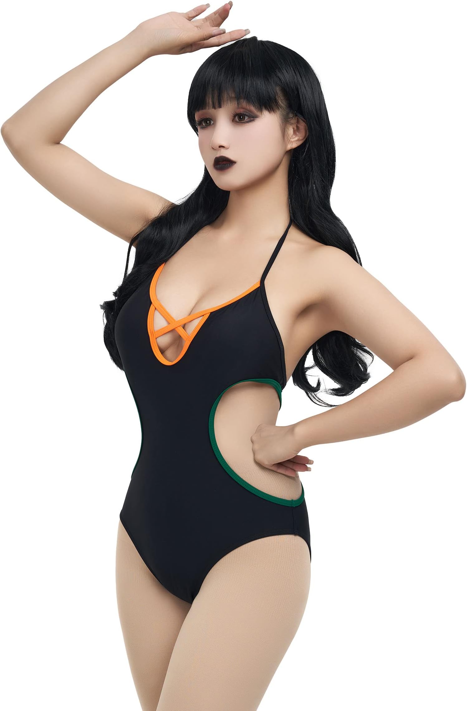 haikyuuWomens Anime One Piece Swimsuit Kawaii Style Bathing Suit Japanese Cartoon Swimwear