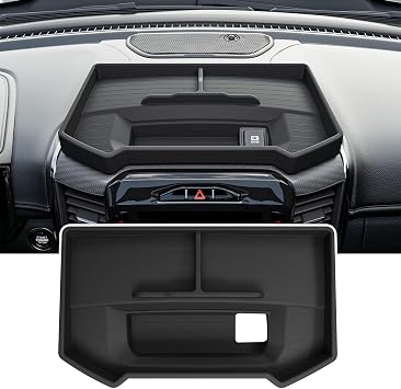 12 Inches and 14.4 Inches Screen Dashboard Storage Organizer Compatible with 2019-2026 Dodge RAM 1500 Dashboard Storage Tray Replacement for 2019-2026 Dodge RAM 1500 Accessories