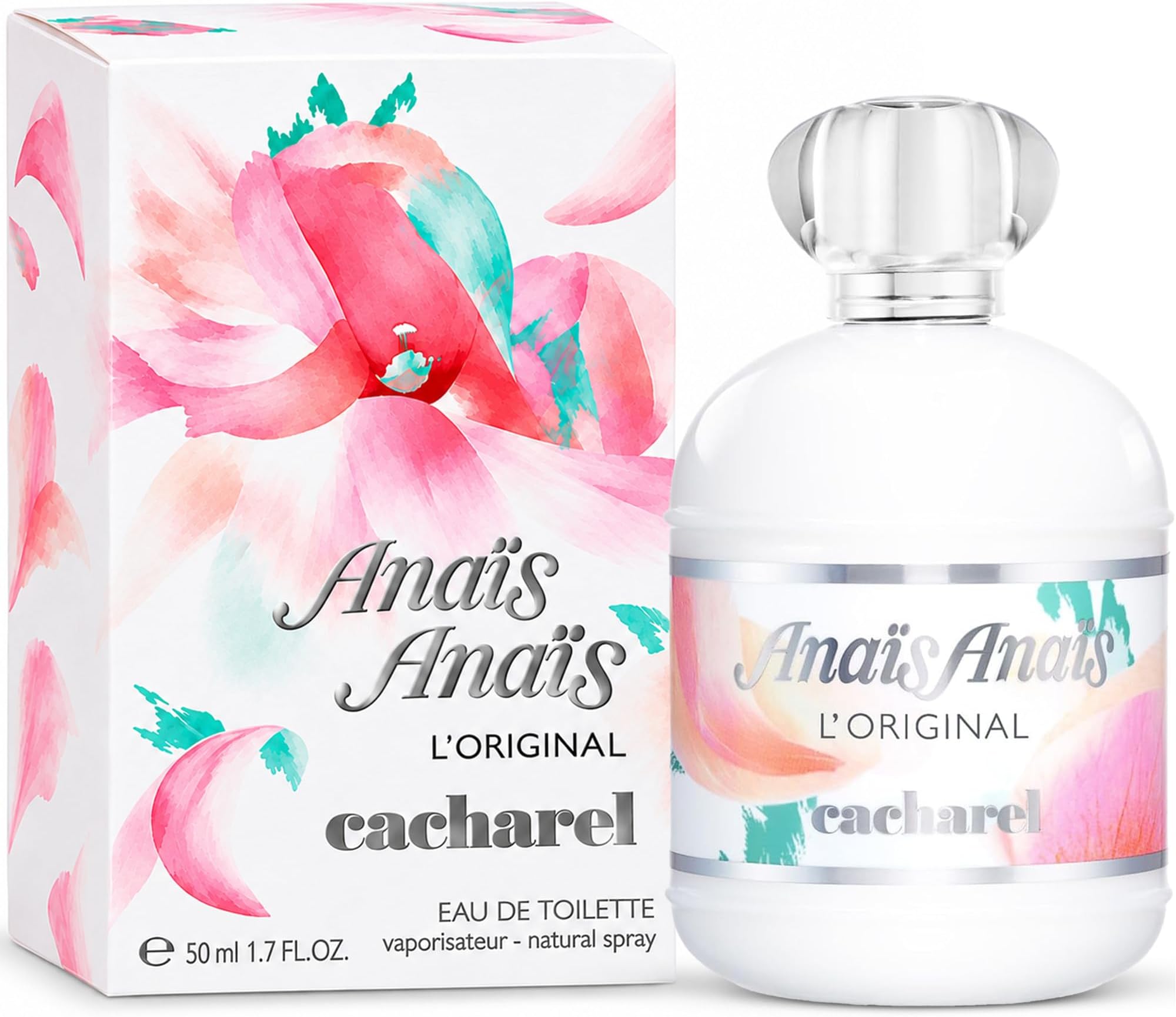 Anais Anais, Eau de Toilette for Women, Floral, Green With Notes of White Lily & Musk. A Classic, Romantic, and Timeless Everyday Perfume Spray