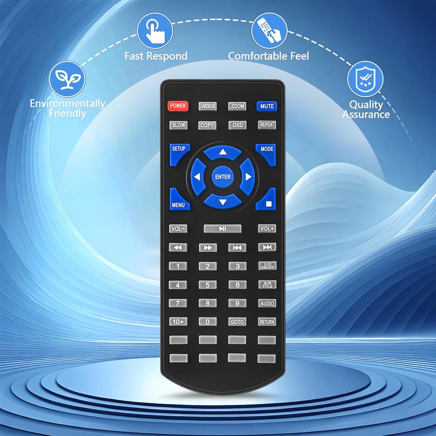 QXA224C Replace Remote Control fit for BOIFUN DVD BFN-161 BFN-142 image 5