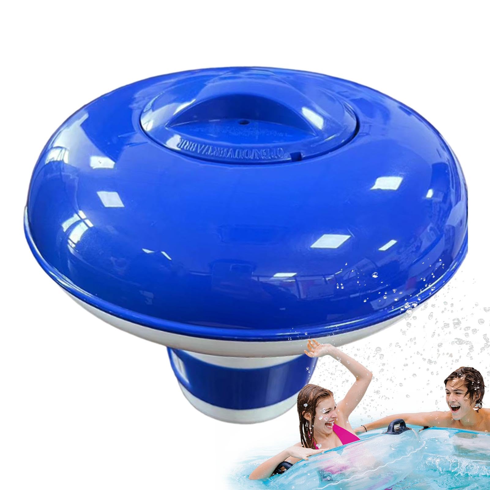 Dispenser galleggiante | Dispenser per compresse estensibile | Cloro galleggiante per piscine | Dispenser per compresse di cloro per piscina interna ed esterna