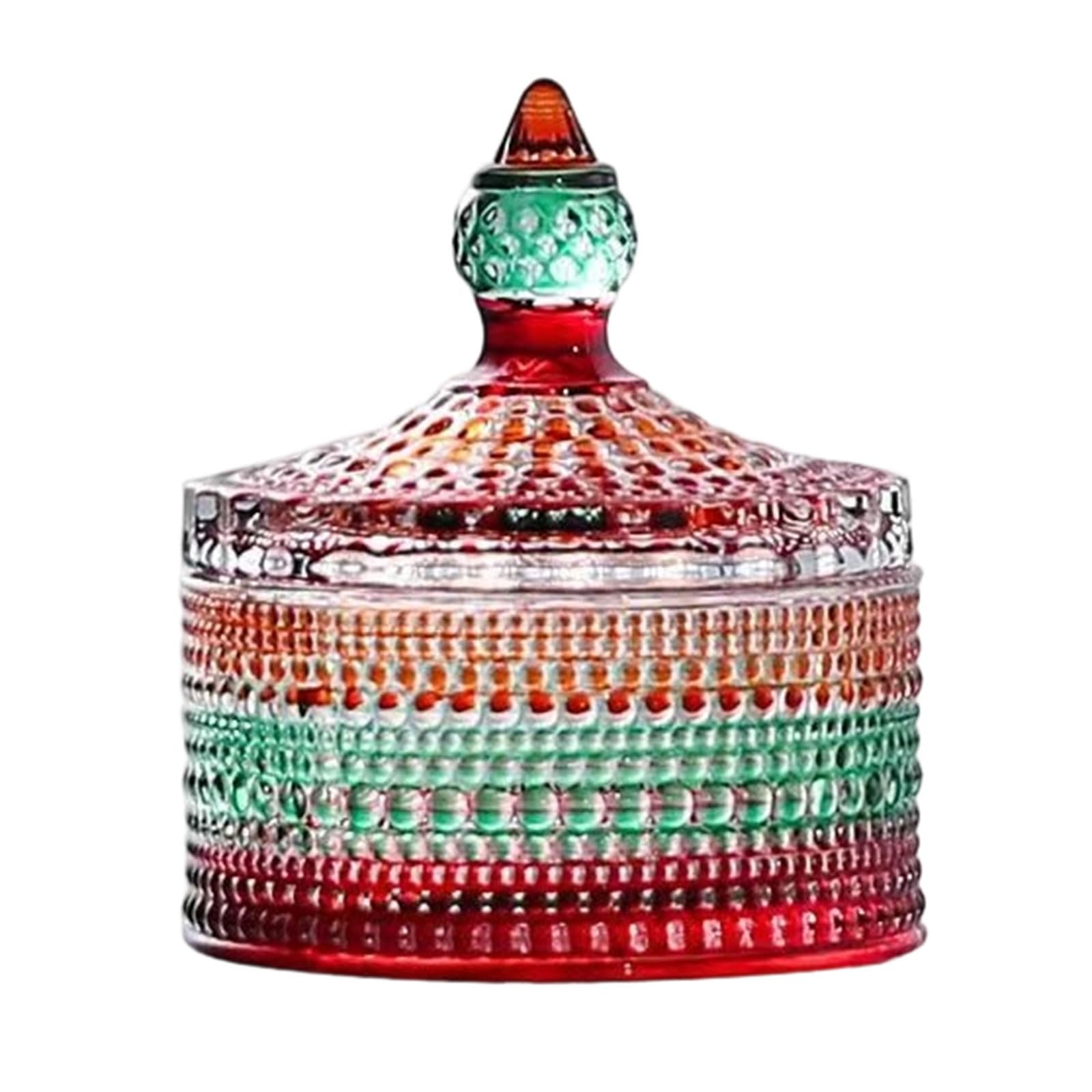 Xjdzineq Transparency Designs Clear Candy Jar Multifunctional Glass Storage Container for Household Decoration Glass Jar