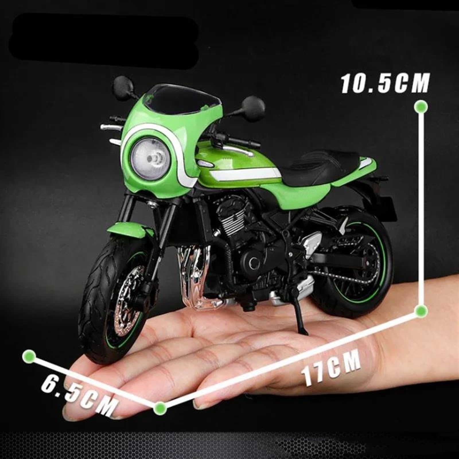 Modelo de Motocicleta para Kawasaki Z 900 RS para Cafe 1/12 Diecast Metal Motocicleta Modelo Motocicleta Coleccionables