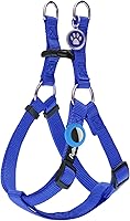 Vista 56 de PUPTECK Arnés para perro sin tirones, suave y ajustable, de nailon básico, chaleco para cachorros para caminar al aire libre con etiqueta