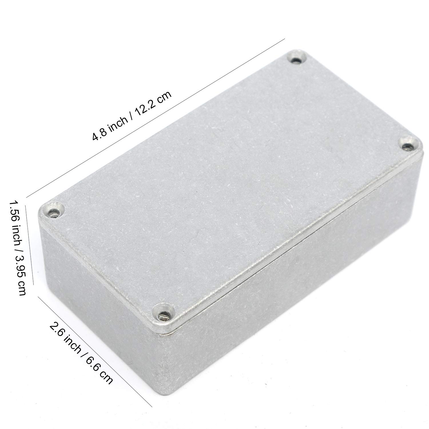 Effects Pedal Aluminum Stomp Box Enclosure for Guitar Instrument Cases Storage Holder (125B)