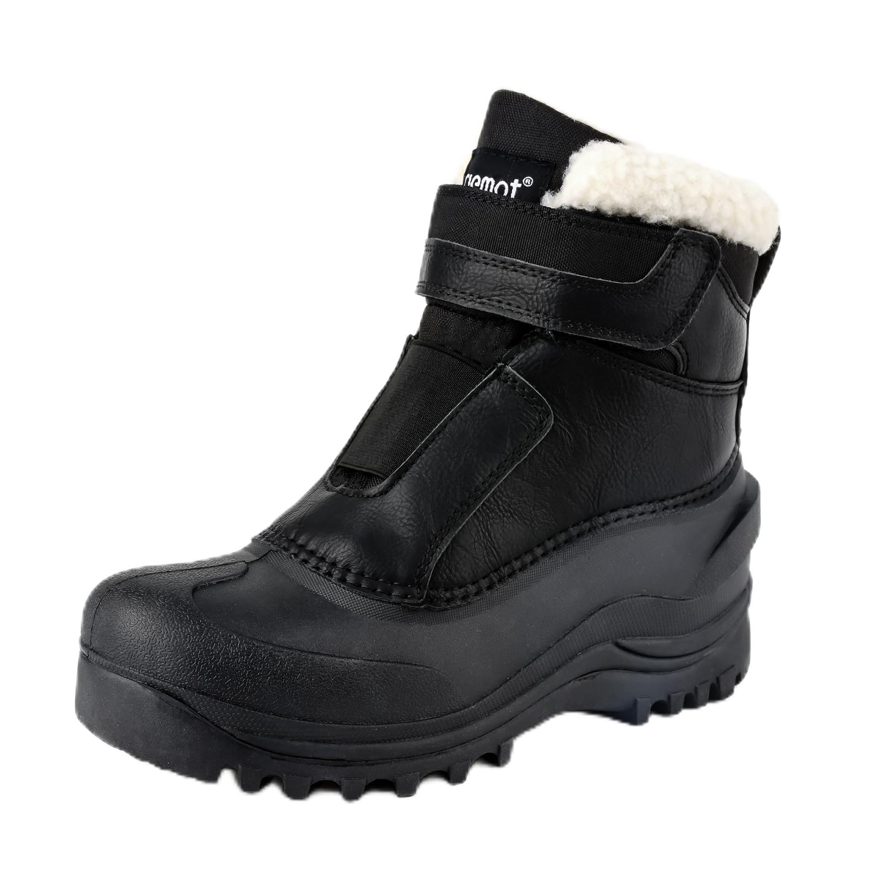 riemot Snow Boots Women Men Winter Mountain Boots Waterproof Trekking Shoes Warm Fur Lining Non-Slip EU 37-47, New Black Women, 41 EU