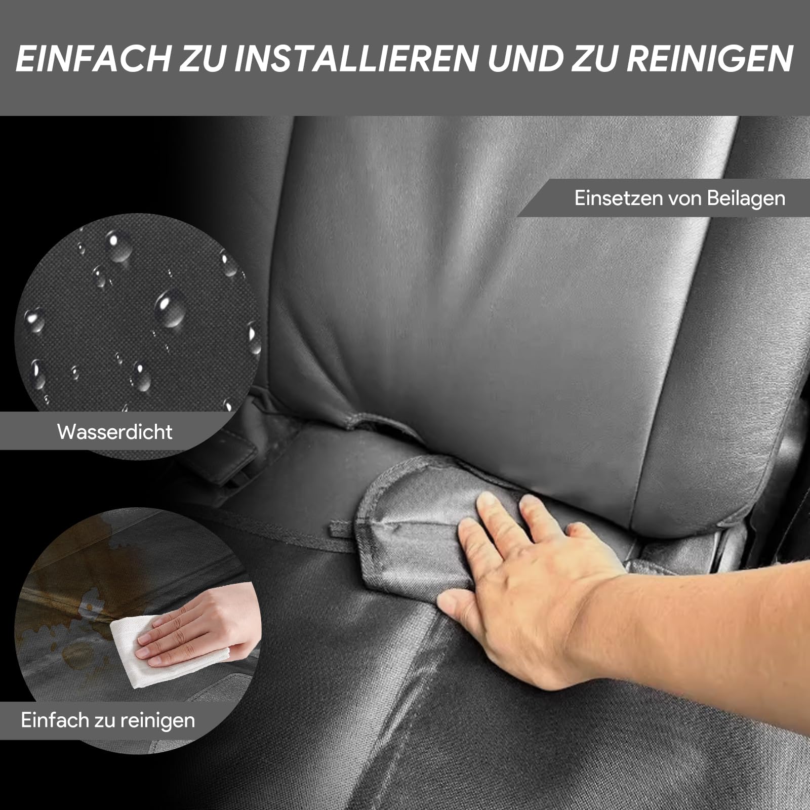 Podkładka pod fotelik samochodowy, kompatybilna z ISOFIX, wodoodporny i antypoślizgowy ochraniacz na fotelik samochodowy dla dzieci, uniwersalny rozmiar, podkładka ISOFIX do fotelików dziecięcych