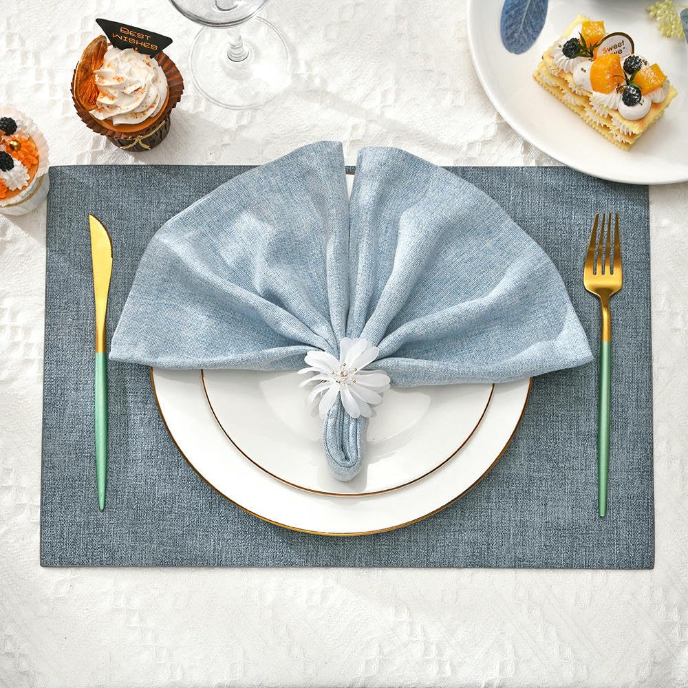 Rond De Serviette en Métal Lot de 60 Ronds De Serviette Blancs Givrés a Motif Chrysanthème Parfaits pour Les Mariages Les Dîners Les Anniversaires Et Les Réunions De Famille