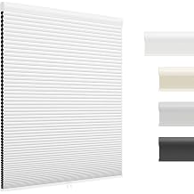 UNISHADES Blackout Cordless Cellular Shades, 26 5/8" W 48" H White
