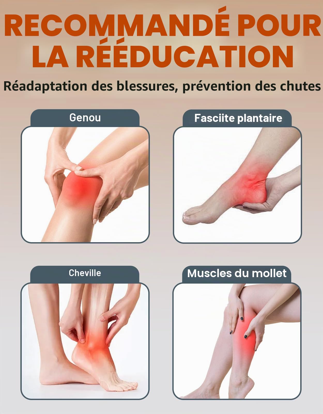 Fitarc Tib Bar, Tibialis Trainer, Tibia Dorsi Calf Leve, Genoux au-Dessus des Orteils Équipement pour renforcer Les Mollets, Tibias, Chevilles, s'adapte aux plaques de Poids Olympiques de 2,5 cm ou