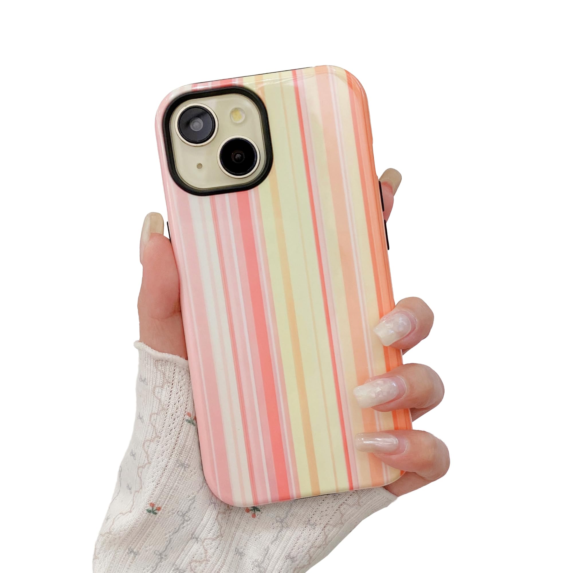 Colorful Striped Pattern Phone Case,for iPhone 13/14