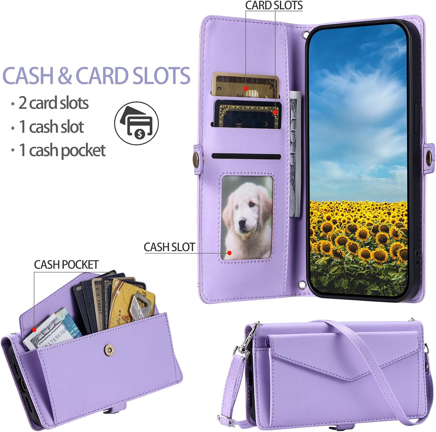 Wallet Case For Google Pixel 9/9 Pro/10/10 Pro 5G with Card Holder image 3