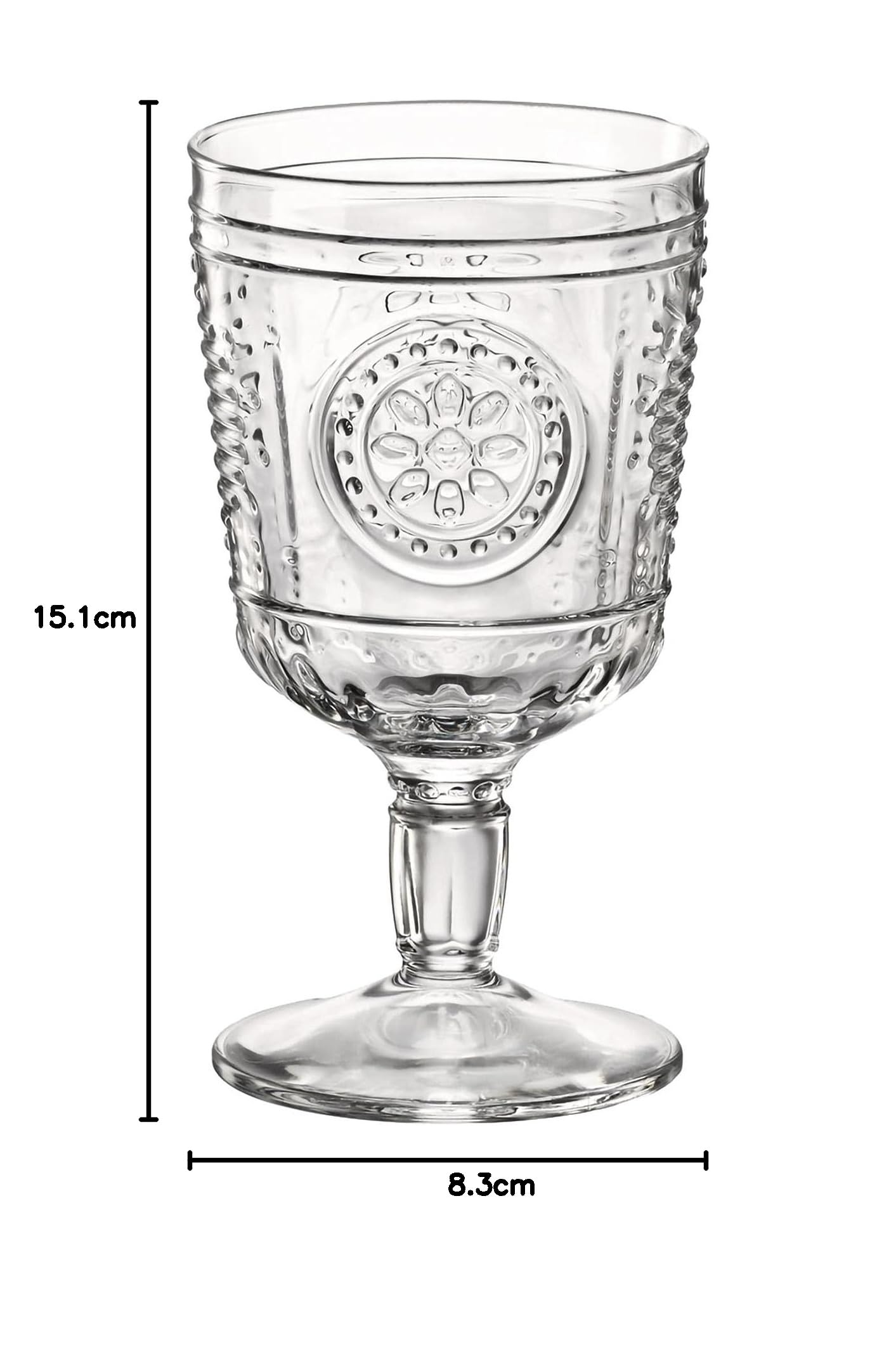 Bormioli Rocco Romantische Weingläser - 320ml - Klar - Pack Von 12