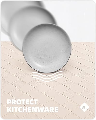 Miniatura 3 de Color&Geometry Alfombras de cocina antideslizantes, juego de 2 alfombras de cocina acolchadas para el suelo, antifatiga, juego de tapetes de cocina