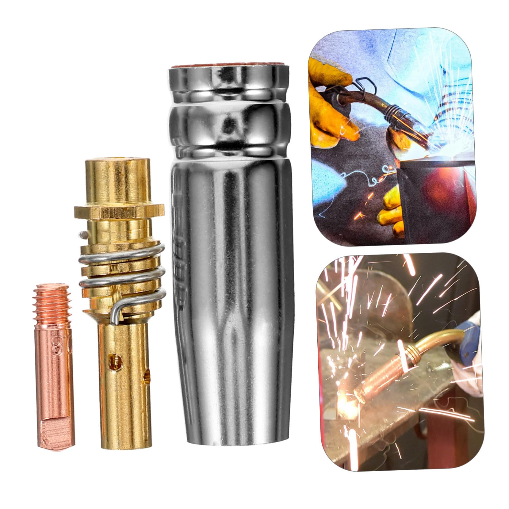 ARTIBETTER 1 Set Welding Accessories Welding Nozzle Tip Welder Nozzle Welder Parts Welder Accessories Nozzle for Welding Nozzle Tips Kit Welding Consumables Accessories Welding Tip Copper
