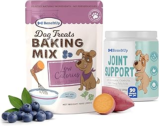 BoneItUp Dog Treat Baking Mix + Hip & Joint Support Chews