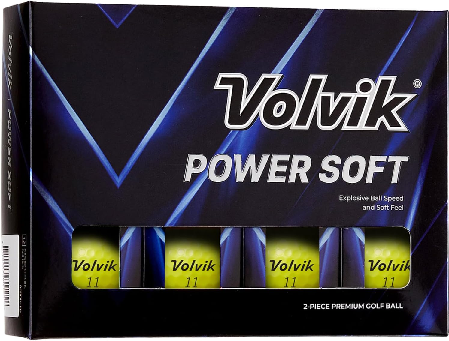 Volvik Power Soft Golf Balls (Yellow)