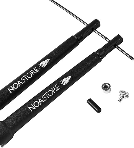 Miniatura 7 de Noa Store Cuerda de saltar ajustable de 10 pies, cuerda de velocidad ideal para ejercicio aeróbico, entrenamiento de velocidad y resistencia,