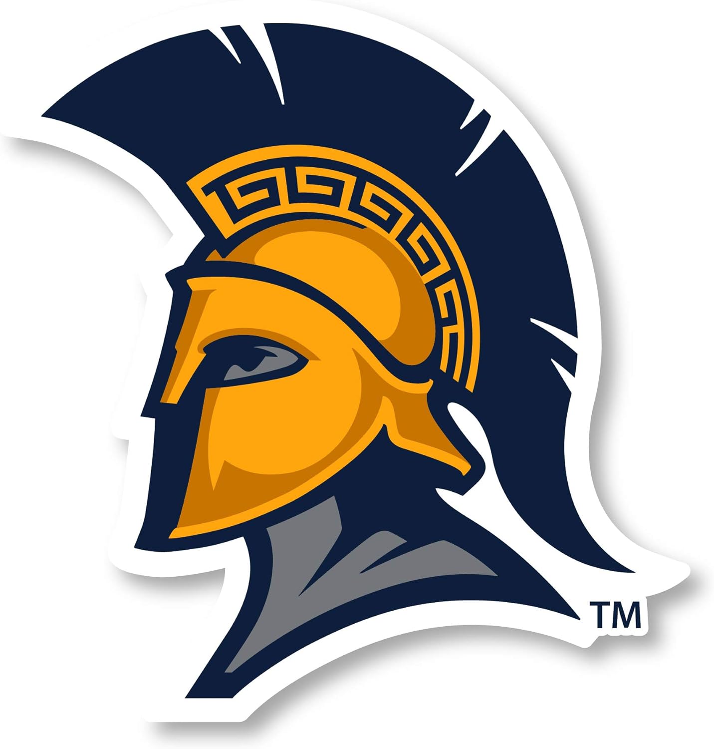 North Carolina Greensboro Spartans 10 Inch Vinyl Mascot Magnet 4-Pack Officially Licensed Collegiate Product