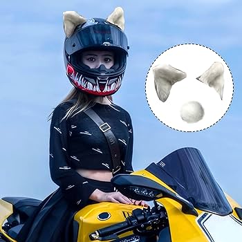 みみんこ Amazon.co.jp: ヘルメット用 猫耳 可愛い 取り付け簡単 ねこみみ