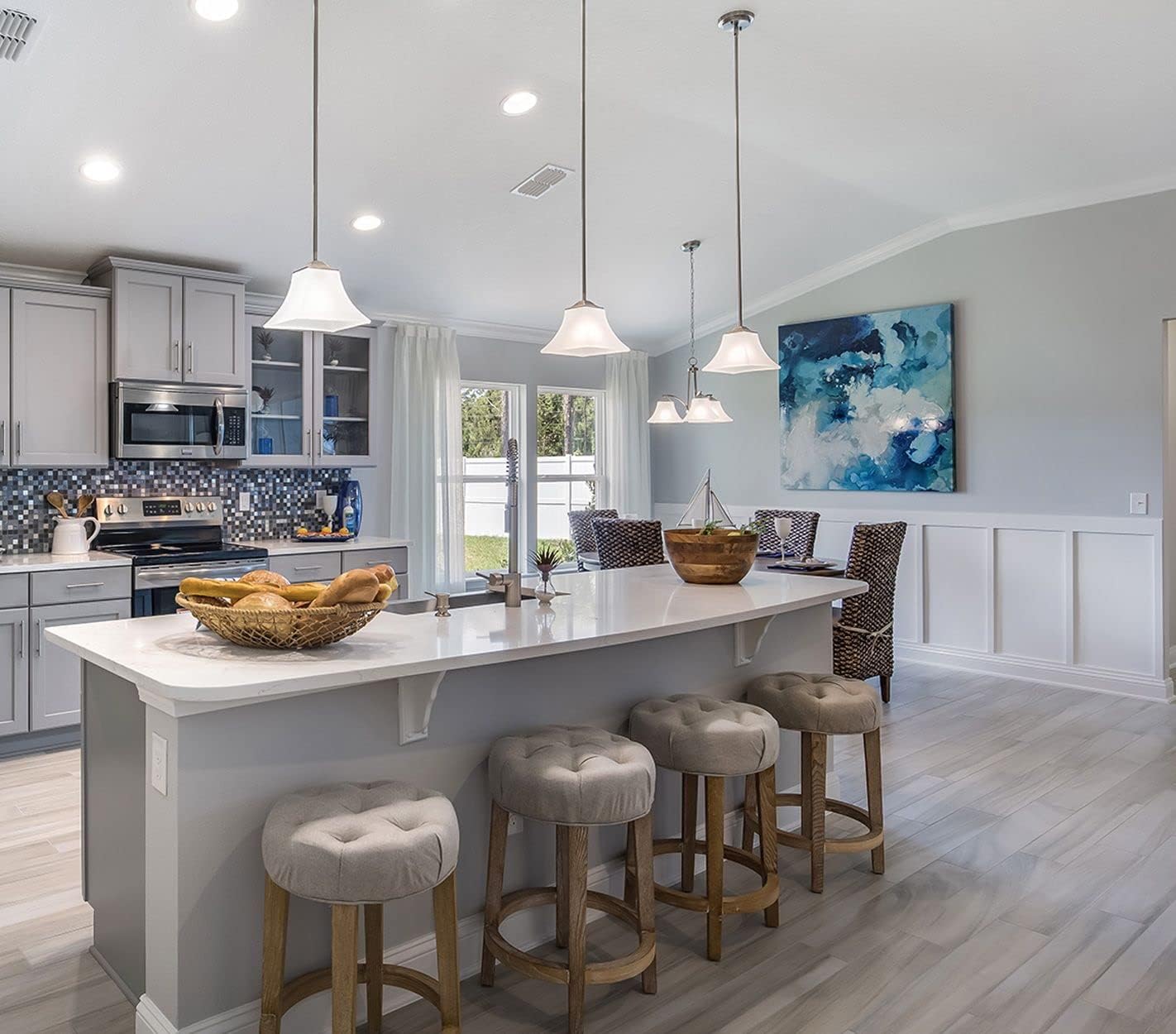 Maxim Lighting Aurora 1-Light Mini Pendant | Rubbed Bronze Finish | Contemporary Mini Pendant | Ideal for Kitchen Islands & Breakfast Nooks | Dimmable | 92090FTOI