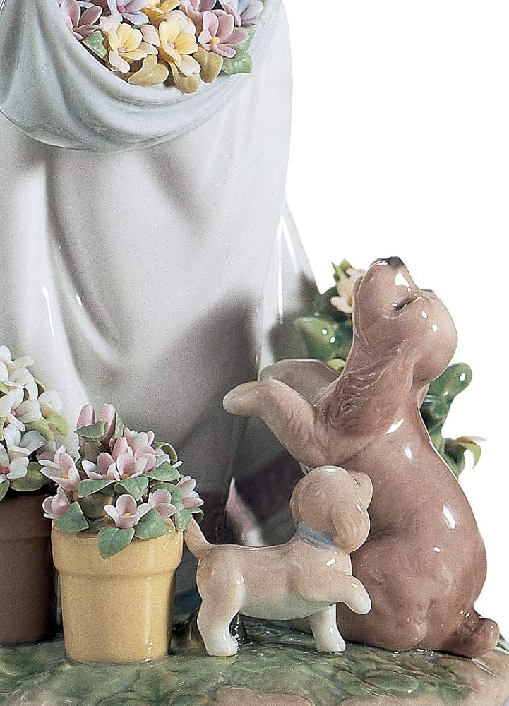 置物 LLADRO A ROMP IN THE GARDEN LLADRÓ A Romp in The Garden Girl Figurine Type 626