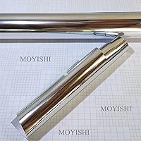 Vista 5 de Película de vinilo adhesivo para auto de 12''x60'' acabado de espejo, autoadhesiva