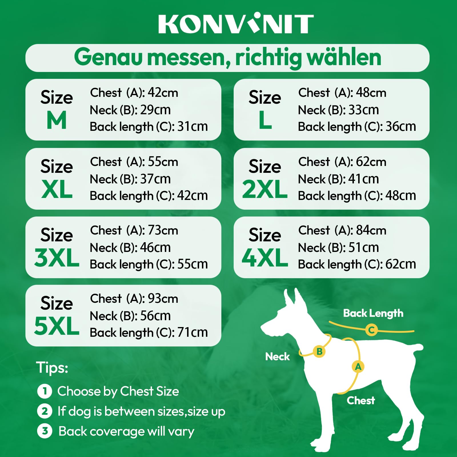 KONVINIT Fleece Dog Sweater - Jersey Perro Suave Antipilling - Ropa Perro Invierno para Golden Retriever Pastor Alemán Husky Labrador - Talla M a 5XL