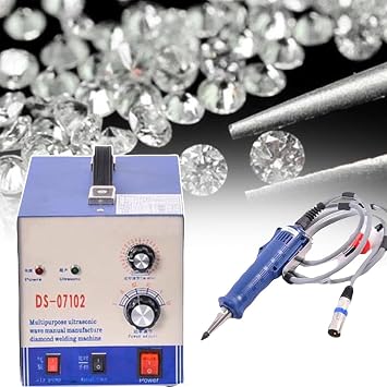 300w Ultrasonic Pearl Beads Setting Machine,Rhinestone Setter and Applicator,with Drill Bits,Pearl Rhinestone Press Fixing Machine,for Clothing&Accessories