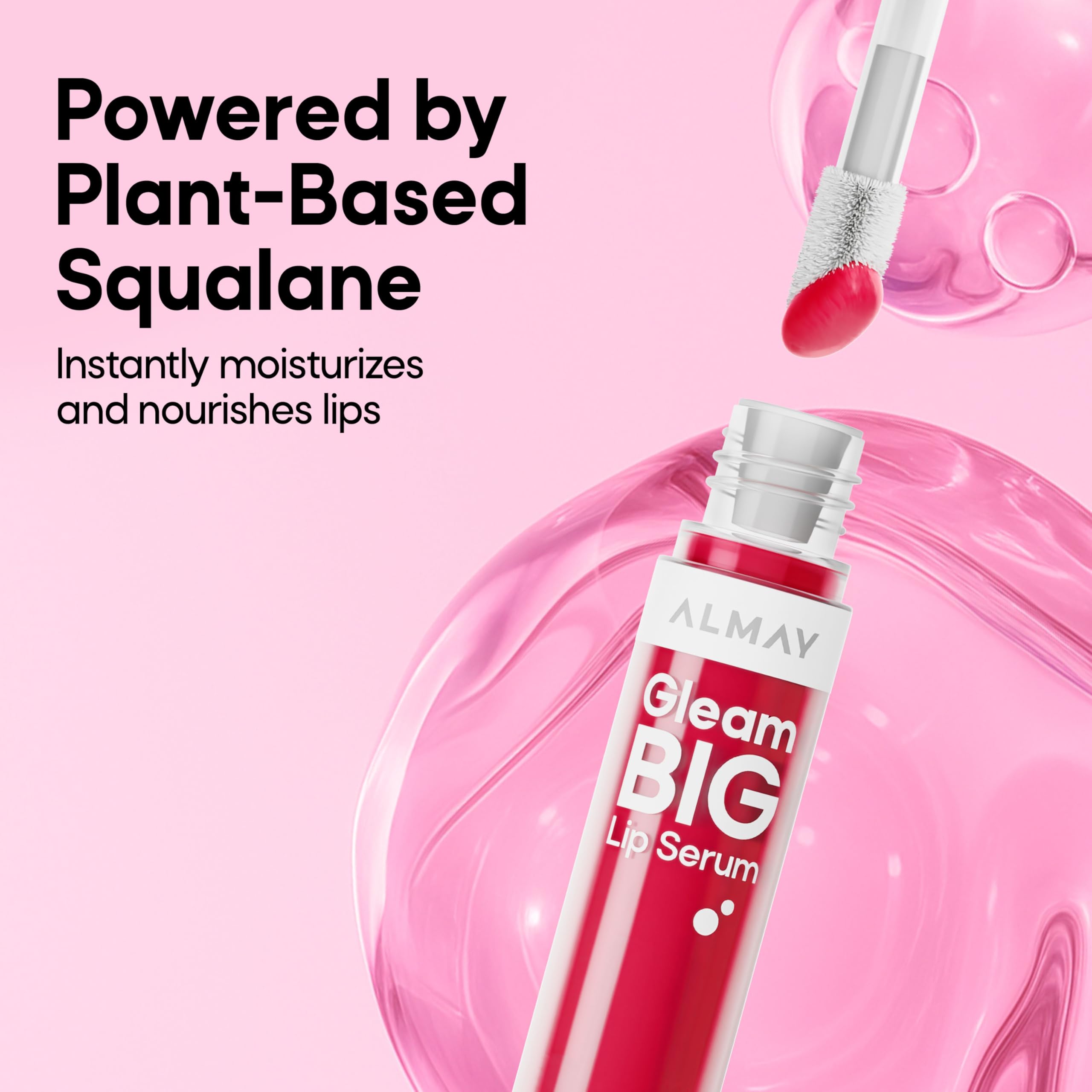 Almay Gleam Big Lip Serum - Cherry Shine -6
