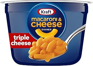 Kraft Easy Mac Triple Cheese Flavor Macaroni and Cheese (10 Microwavable Cups)
