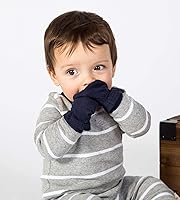 Vista 3 de Burt's Bees Baby - Mitones para bebé, antiarañazos, 100% algodón orgánico, juego de 3