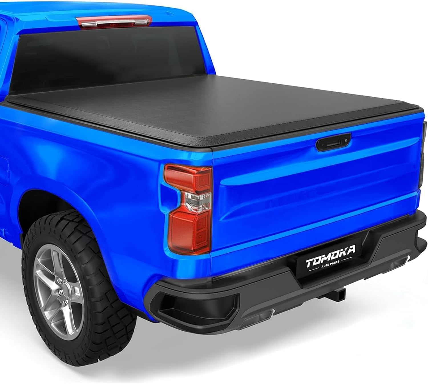 TOMOKA Soft Roll Up Truck Bed Tonneau Cover Compatible for 2023-2026 Chevy Colorado GMC Canyon 5.2 FT (62") Bed