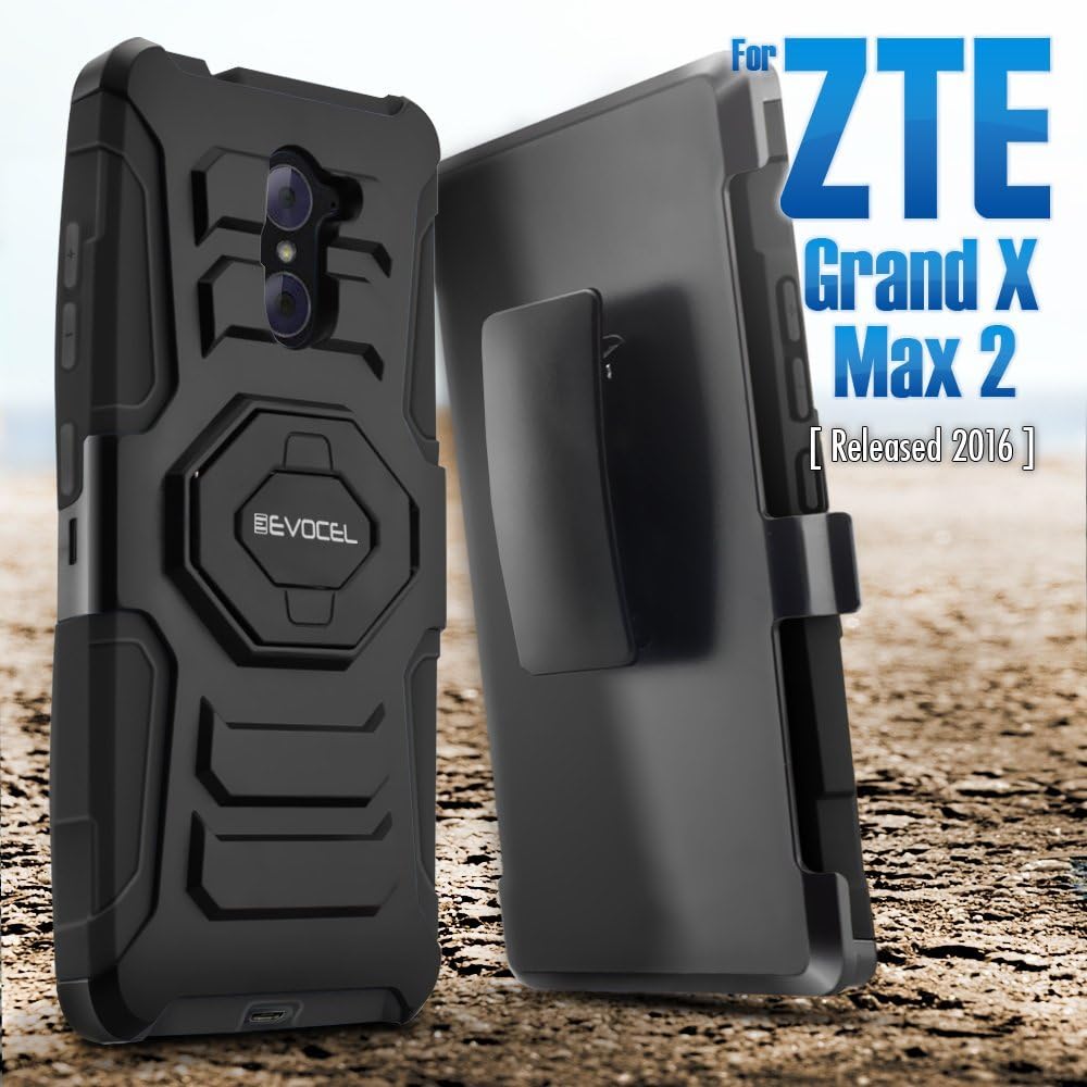 ZTE Grand X Max 2 / ZTE Max Duo/ZTE Imperial Max Case, Evocel [New Generation Series] Belt Clip Holster, Kickstand, & Dual Layer for ZTE Grand X Max 2/ ZTE Max Duo/ZTE Imperial Max, Pink