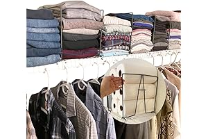 Evelots Wire Shelf Dividers - 8-Pack for Closet, Pantry, Office, and Garage