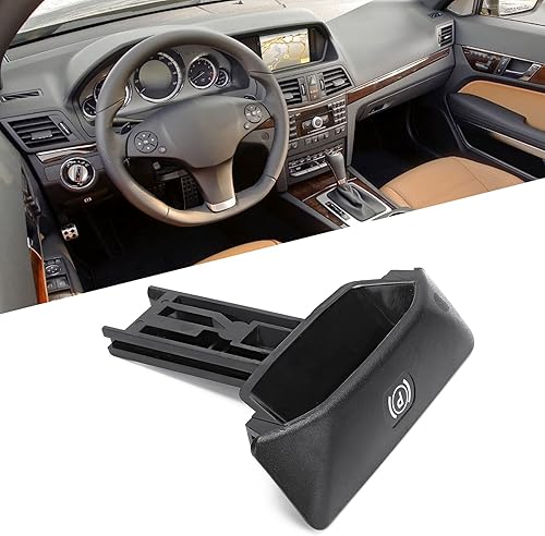 Miniatura 5 de Ymiko Manija de liberación de freno de emergencia Reemplazo de la manija del freno de estacionamiento para Mercedes Benz C E W204 W212 OEM #