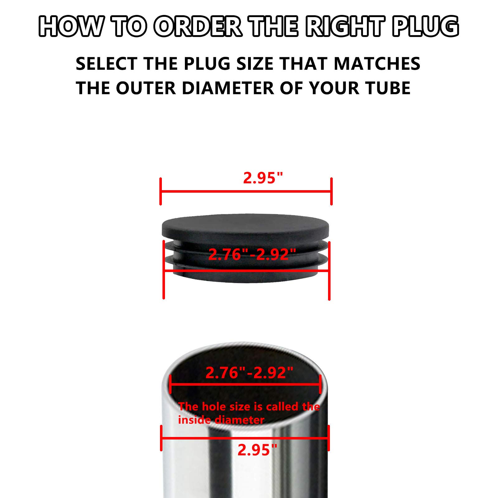 Prescott Plastics Lot De 4 Bouchons Et Inserts En Caoutchouc De 50