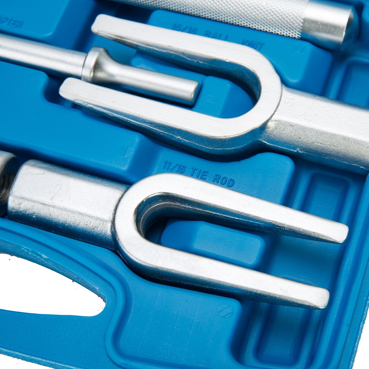 FreeTec 5 pièces Kit de Fourche d'extraction de Joint à rotule, Séparateur de Joint à rotule, Extracteur de tête de Tige de Liaison