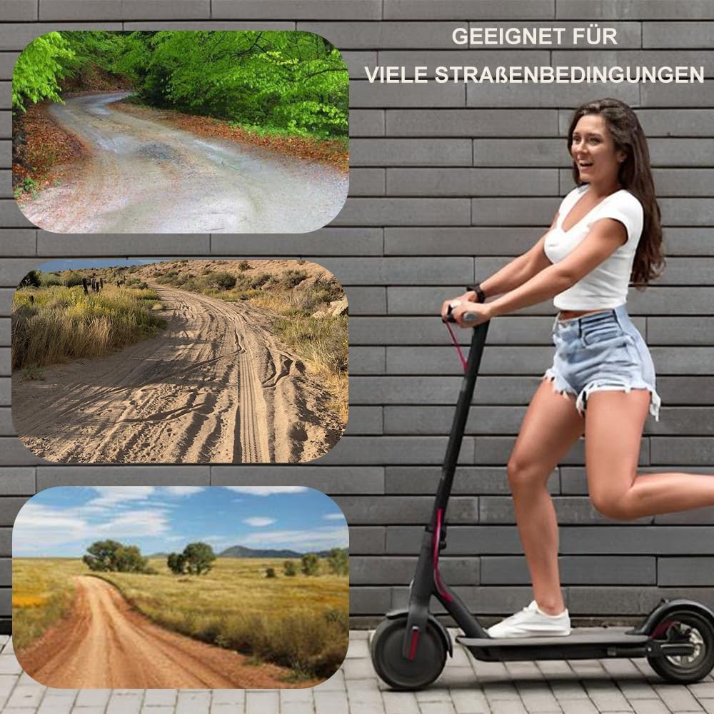 Reifen 10x2, Reifen 10 x 2 Kind-erwagen, NeumáTico 10 x 2.0 54-152 Mantel und Schlauch Kin-derwagen, Verschleißfester Tire, Nylon Pannensicher, 10x2.0 für E Scooter, Elektroroller