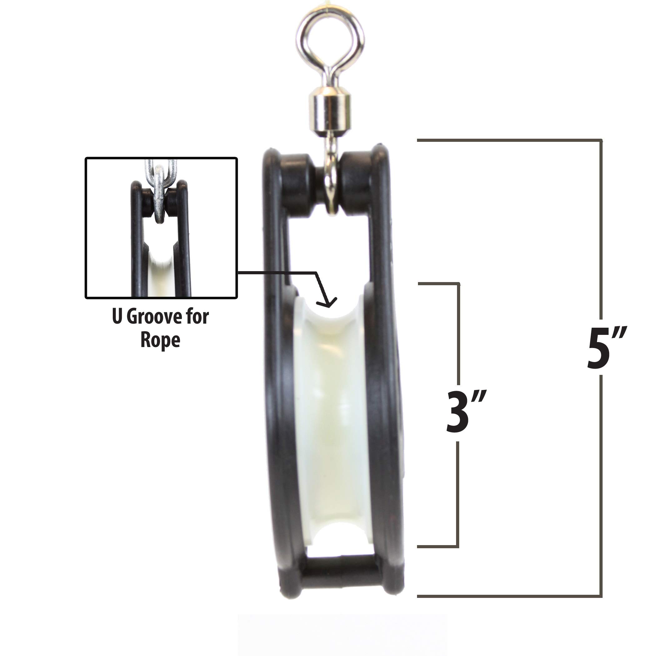 Puleggia Zincato Corda B. 8,0Mm