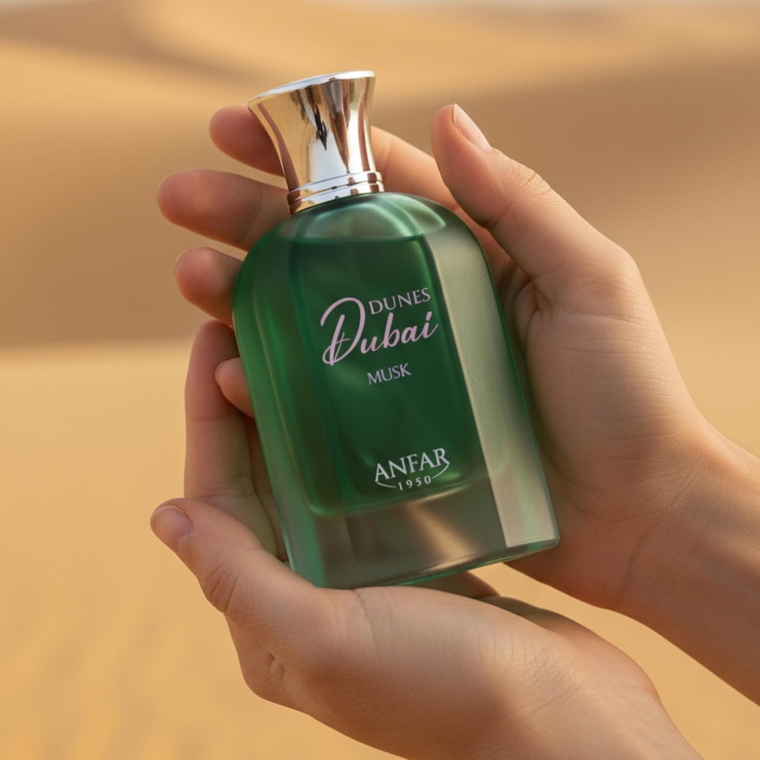 Anfar Dunes Dubai Musk - Perfume for Women and Men - Floral Gourmand Fragrance - Top Notes of Rose, Ylang-ylang, and Honey Suckle - 3.4 oz